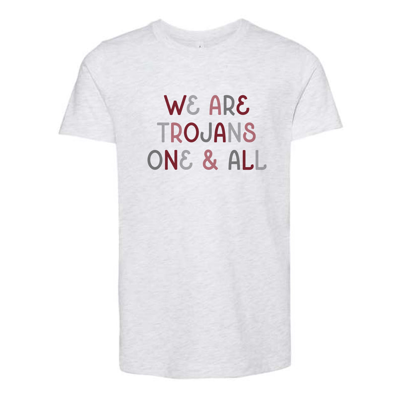 The We are Trojans Multi | Youth Ash Tee