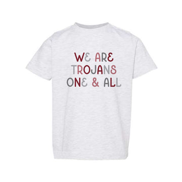 The We are Trojans Multi | Toddler Ash Tee