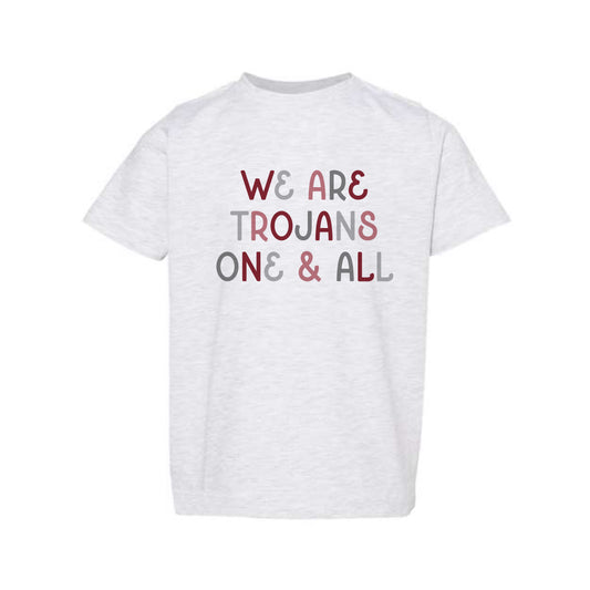 The We are Trojans Multi | Toddler Ash Tee