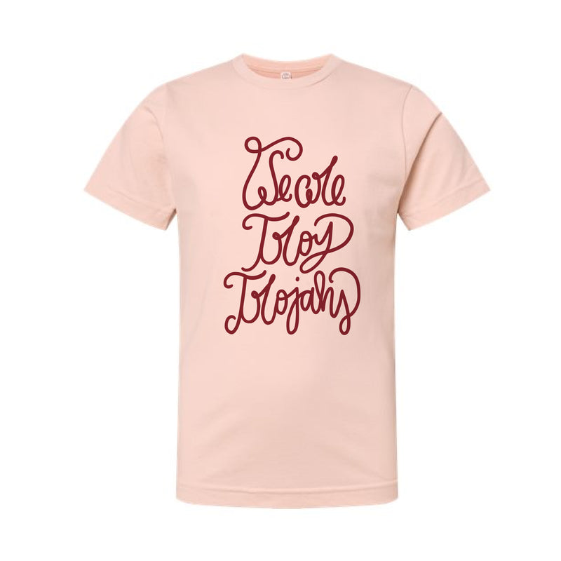The We are Troy Trojans Script | Youth Blush Tee