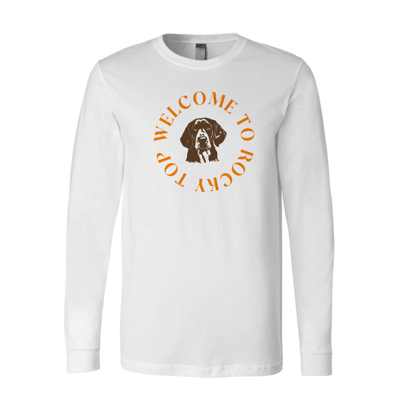 The Welcome to Rocky Top Circle | White Long Sleeve