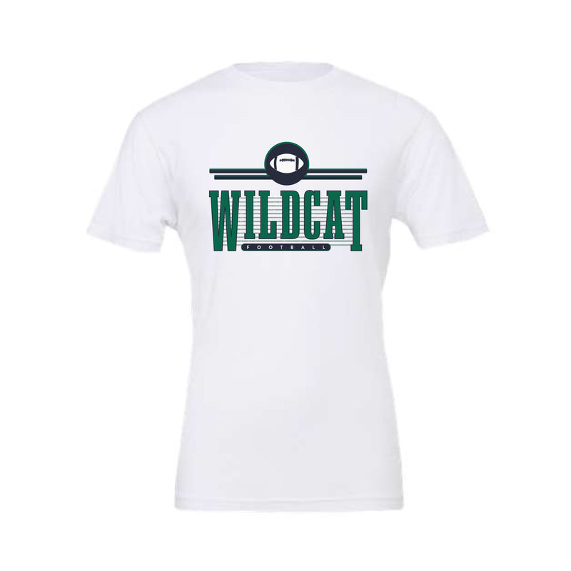 The Wildcat Football | White Tee