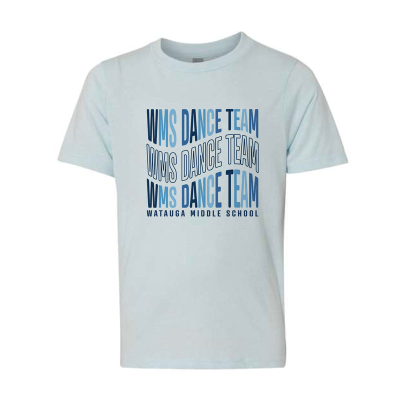 The WMS Dance Team Wavy | Ice Blue Youth Tee