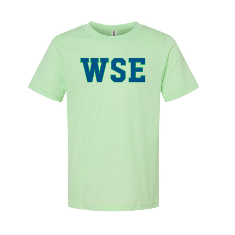 The WSE Block | Heather Neo Mint Oversized Youth Tee