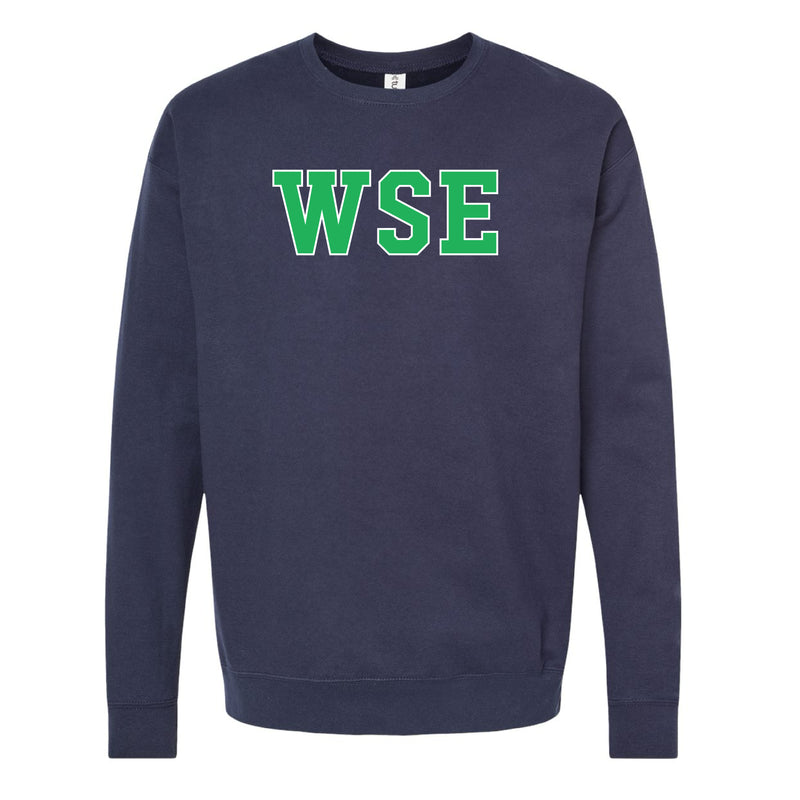 The WSE Block | Navy Crewneck Sweatshirt