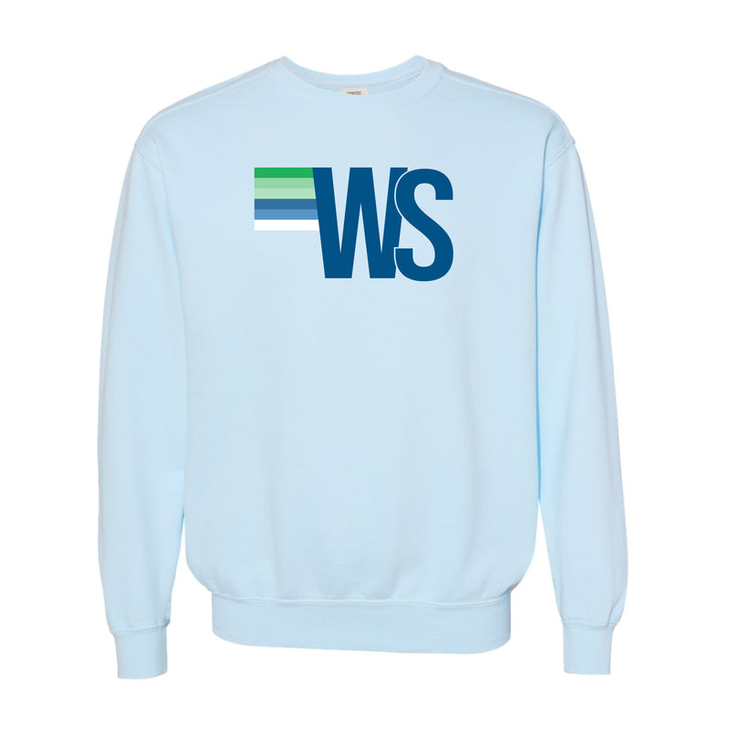 The WS Stripes | Chambray Sweatshirt