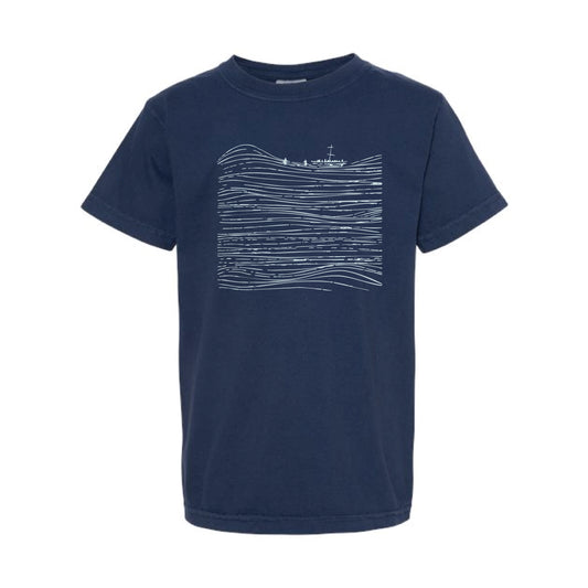 The Walk on Water | Youth True Navy Tee