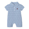 The James Romper War Eagle Pattern | Navy