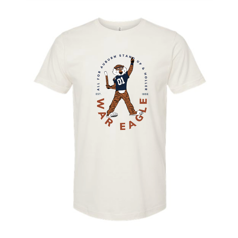 The War Eagle Aubie | Vintage Natural Tee