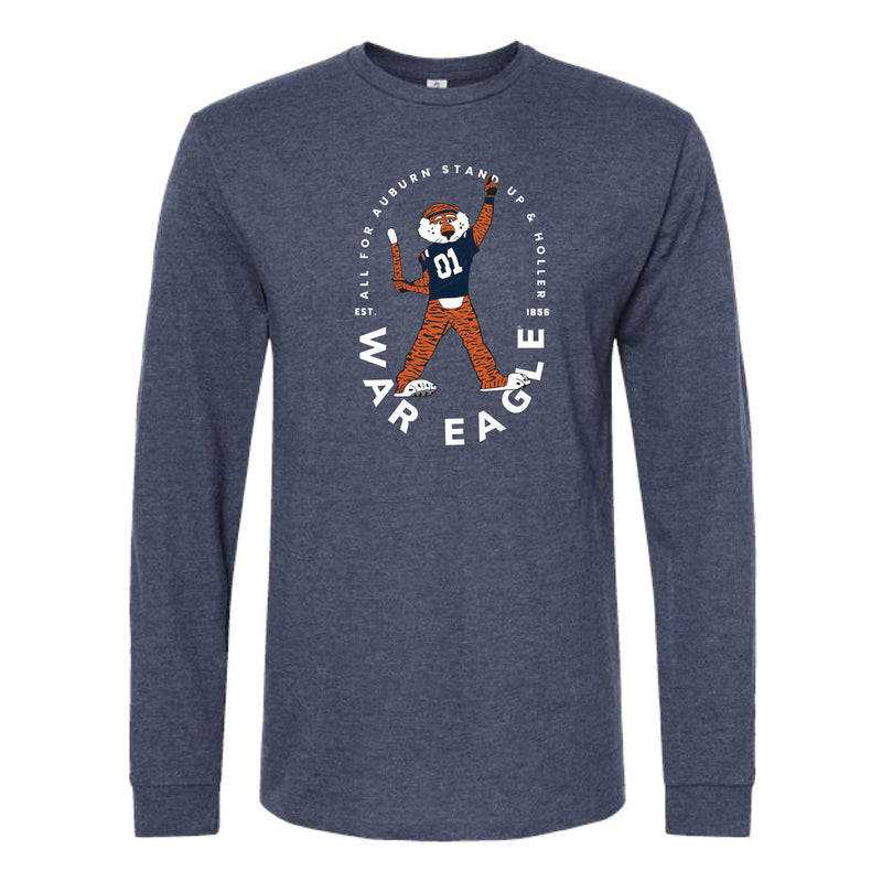 The War Eagle Aubie | Heather Denim Long Sleeve