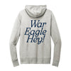 The War Eagle Hey! | Light Heather Grey Full Zip Hoodie