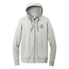 The War Eagle Hey! | Light Heather Grey Full Zip Hoodie