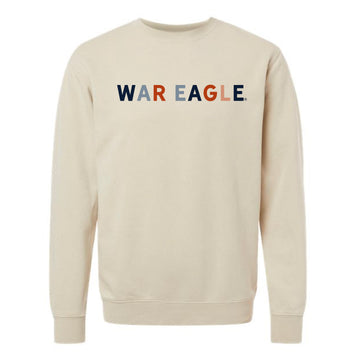 The War Eagle Multi | Pigment Ivory Crewneck Sweatshirt