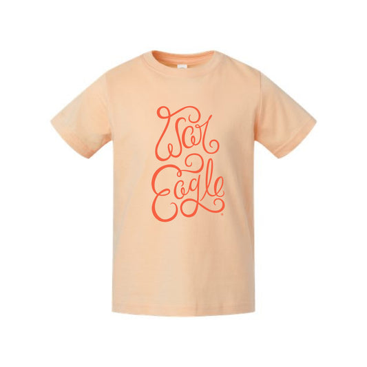 The War Eagle Script | Toddler Peachy Tee