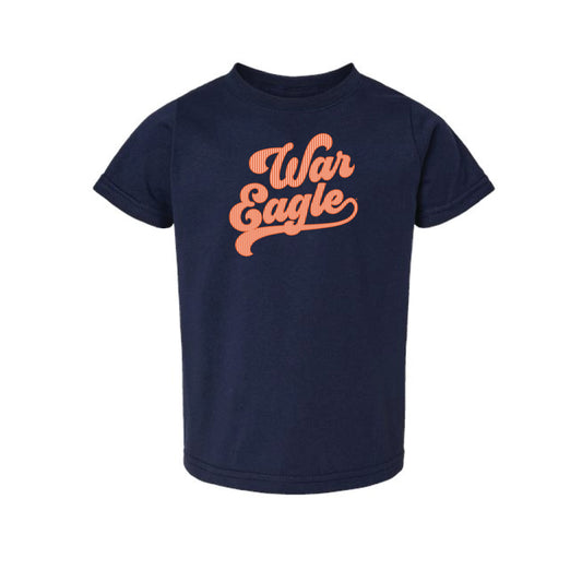 The War Eagle Stripes | Toddler Navy Tee