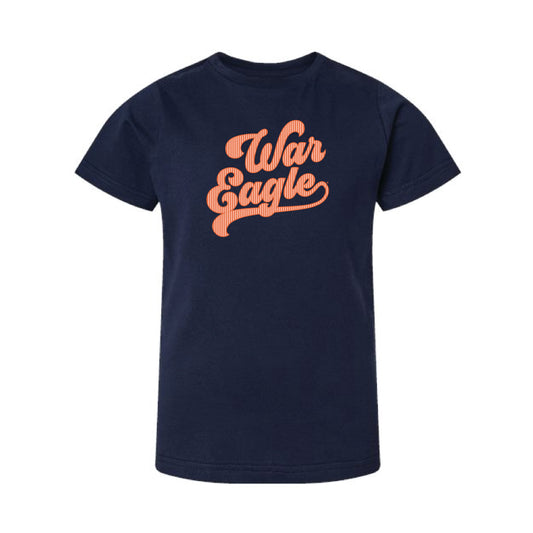 The War Eagle Stripes | Youth Navy Tee