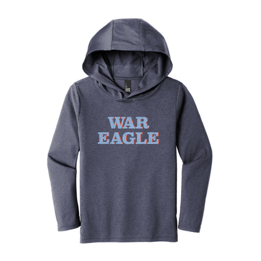 The War Eagle Wall | Youth Navy Frost Hoodie