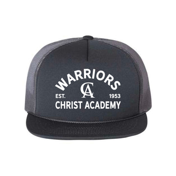 The Warriors Arch Hat | Adult Charcoal Trucker Cap