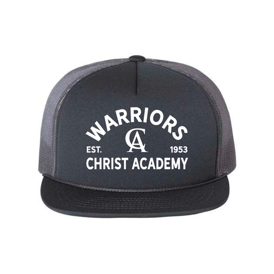 The Warriors Arch Hat | Adult Charcoal Trucker Cap