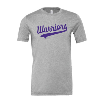 The Warriors Swoosh | Adult Athletic Heather Tee