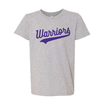 The Warriors Swoosh | Youth Athletic Heather Tee