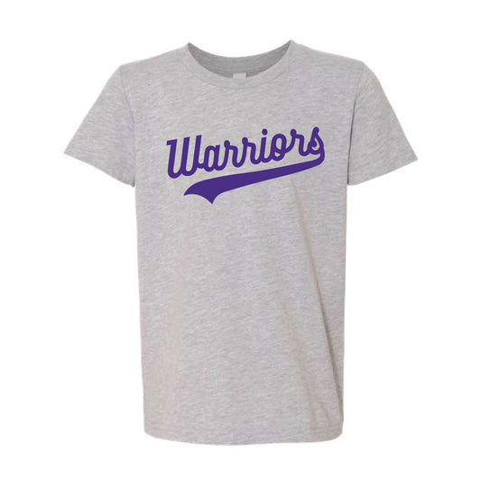 The Warriors Swoosh | Youth Athletic Heather Tee
