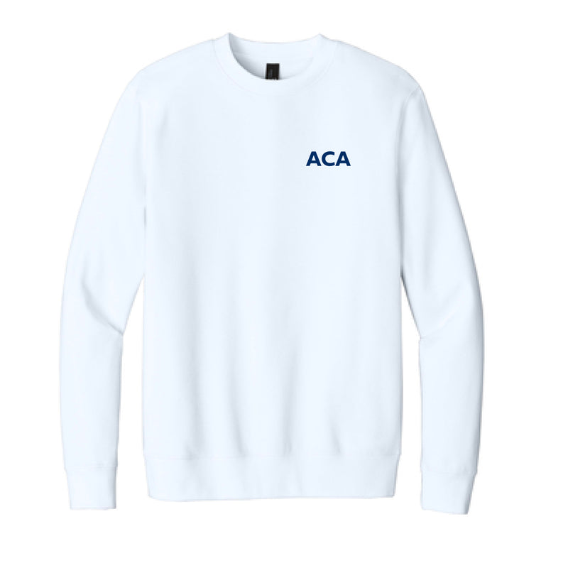 The Watercolor ACA Shield | White Crewneck