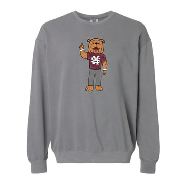 The Watercolor Full Body Bully | Grey Sweatshirt