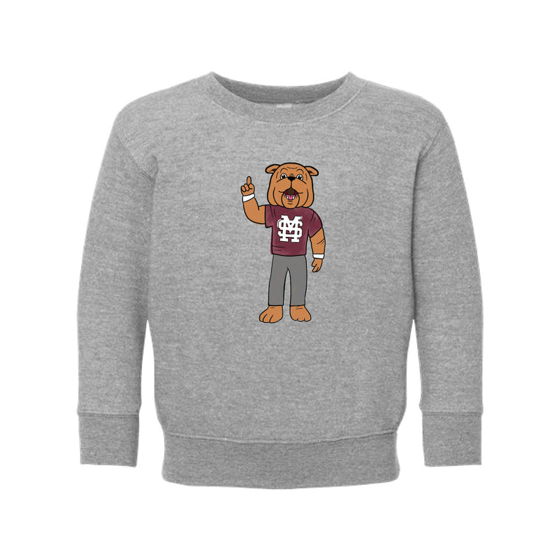 The Watercolor Full Body Bully | Toddler Heather Crewneck