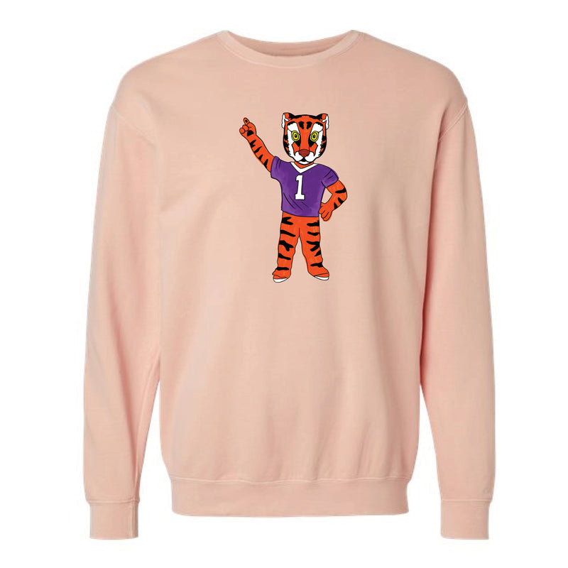 The Watercolor Full Body Clemson Tiger | Peachy Sweatshirt
