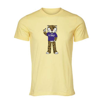 The Watercolor Full Body Mike the Tiger | Heather French Vanilla Tee