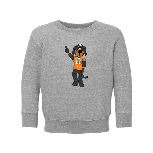 The Watercolor Full Body Smokey | Toddler Heather Crew Sweatshirt
