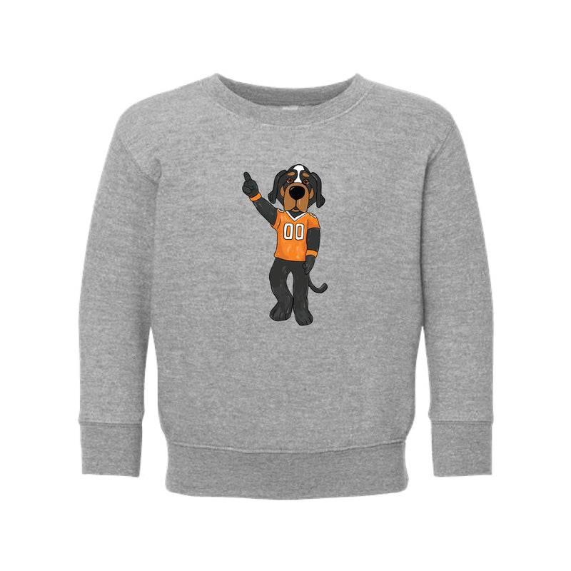 The Watercolor Full Body Smokey | Toddler Heather Crew Sweatshirt