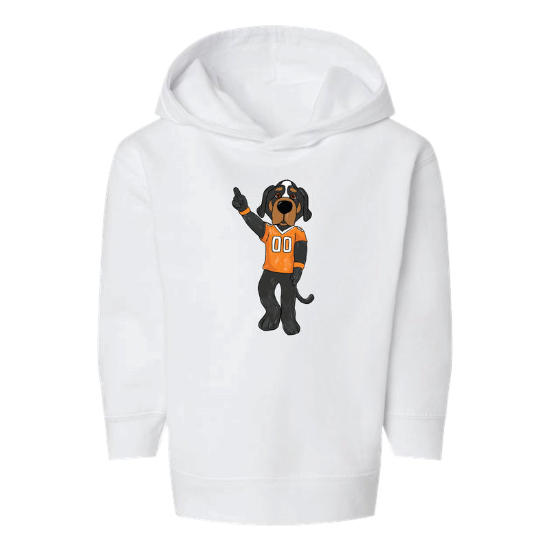 The Watercolor Full Body Smokey | Toddler White Hoodie