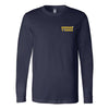 The Wavy Howard T Ennis | Adult Navy Long Sleeve Tee