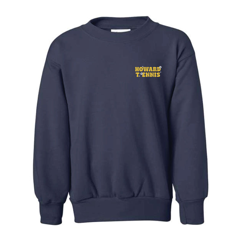 The Wavy Howard T Ennis | Youth Navy Crewneck Sweatshirt