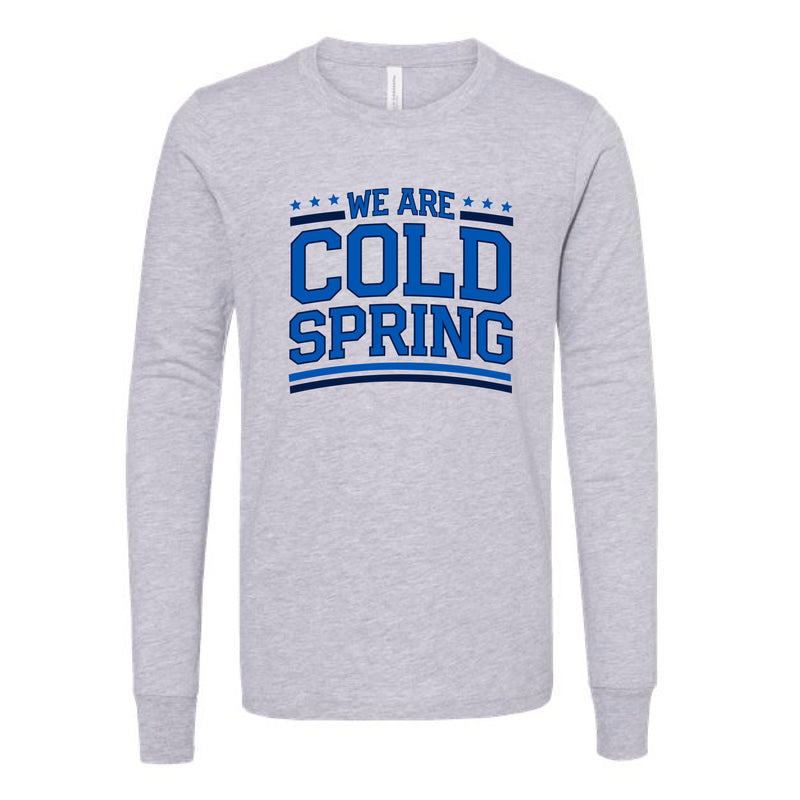 The We Are Cold Spring | Athletic Heather Youth Long Sleeve Tee