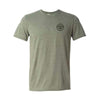 The We Prayed & Posted a Guard | Heather Military Green Tee