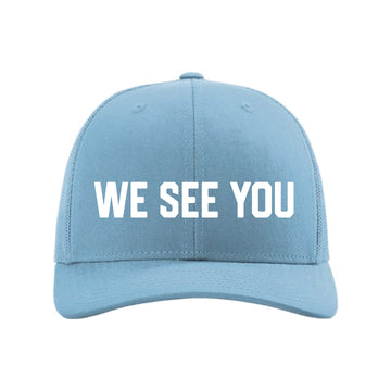 The We See You | Columbia Blue Richardson Trucker Cap