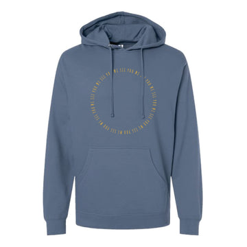 The We See You Logo | Adult Storm Blue Hoodie