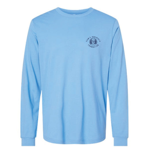 The Sean Full Logo | Adult Carolina Blue Long Sleeve Tee