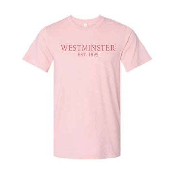 The Westminster Est. | Adult Heather Pink Tee