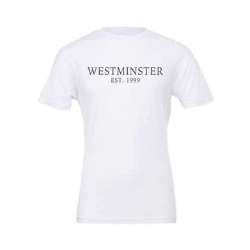 The Westminster Est. | Adult White Tee