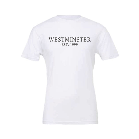 The Westminster Est. | Adult White Tee