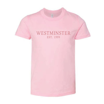 The Westminster Est. | Youth Pink Tee