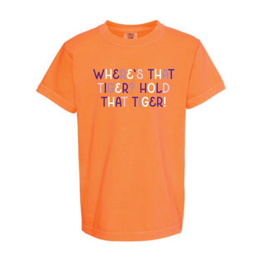 The Where's That Tiger Multi | Youth Melon Tee