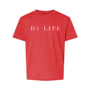 The D1 Serif | Youth Red Mist Tee