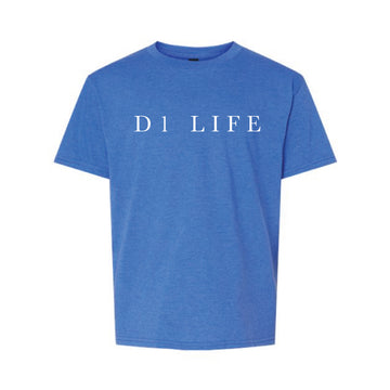 The D1 Serif | Youth Royal Mist Tee