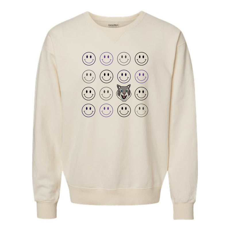 The Wildcat Smiles | Parchment Crewneck Sweatshirt