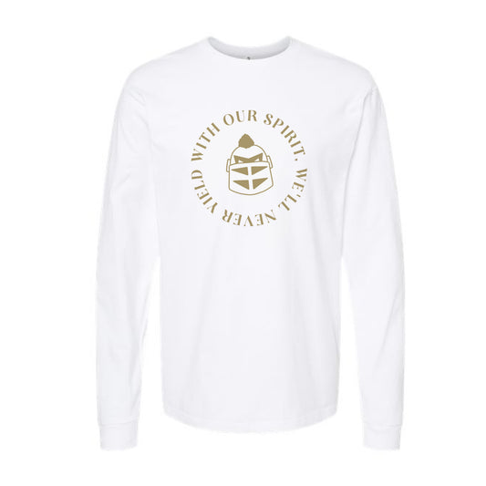 The With Our Spirit Circle | White Long Sleeve